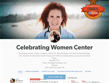 Tablet Screenshot of celebratingwomencenter.com